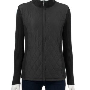 ❤women Black Sweater PETITE  CROFT&BARROW